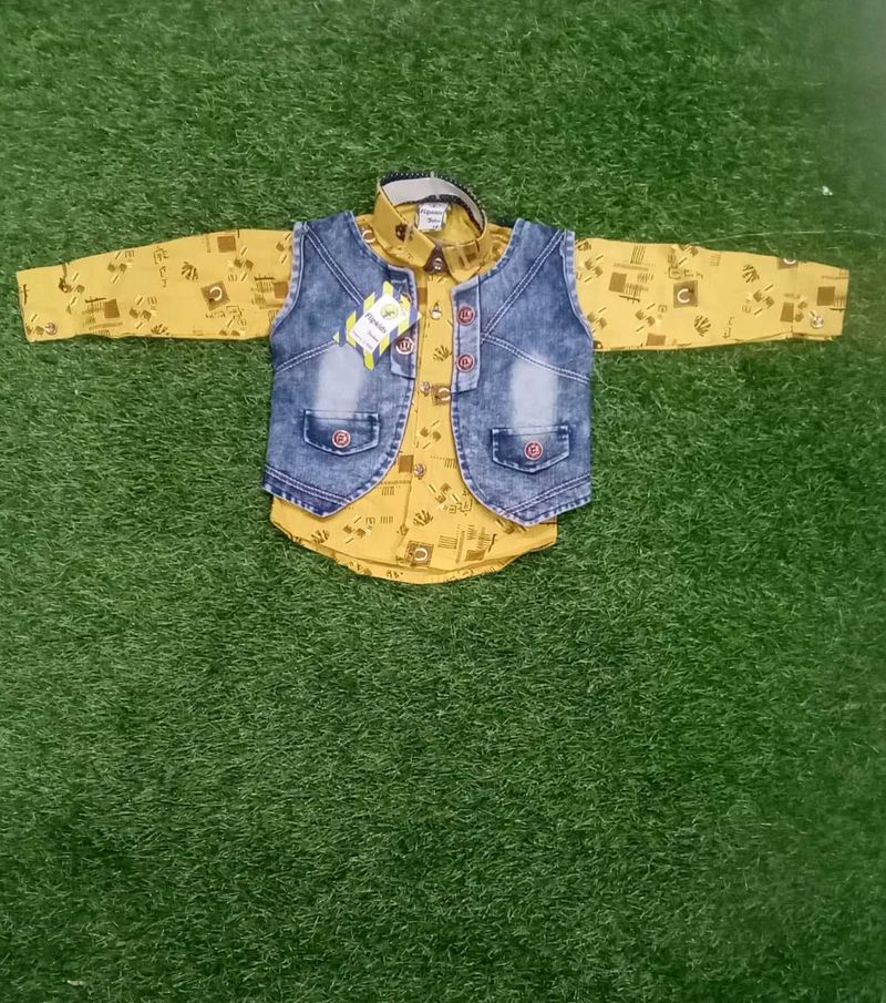 Kids Jaket&amp;shirt Fool Sleeve