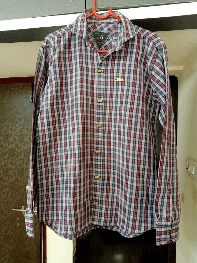 Mens Checked Casual Shirt
