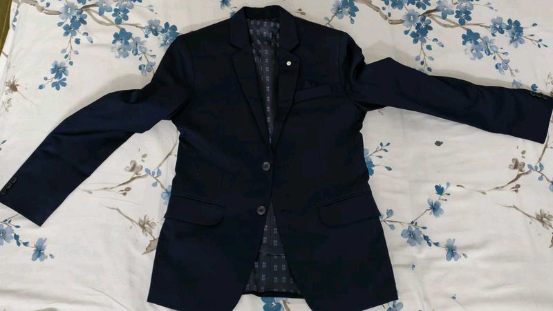 Navy Blue Blazer Kids Size34/85 Cm With Pant 28/70