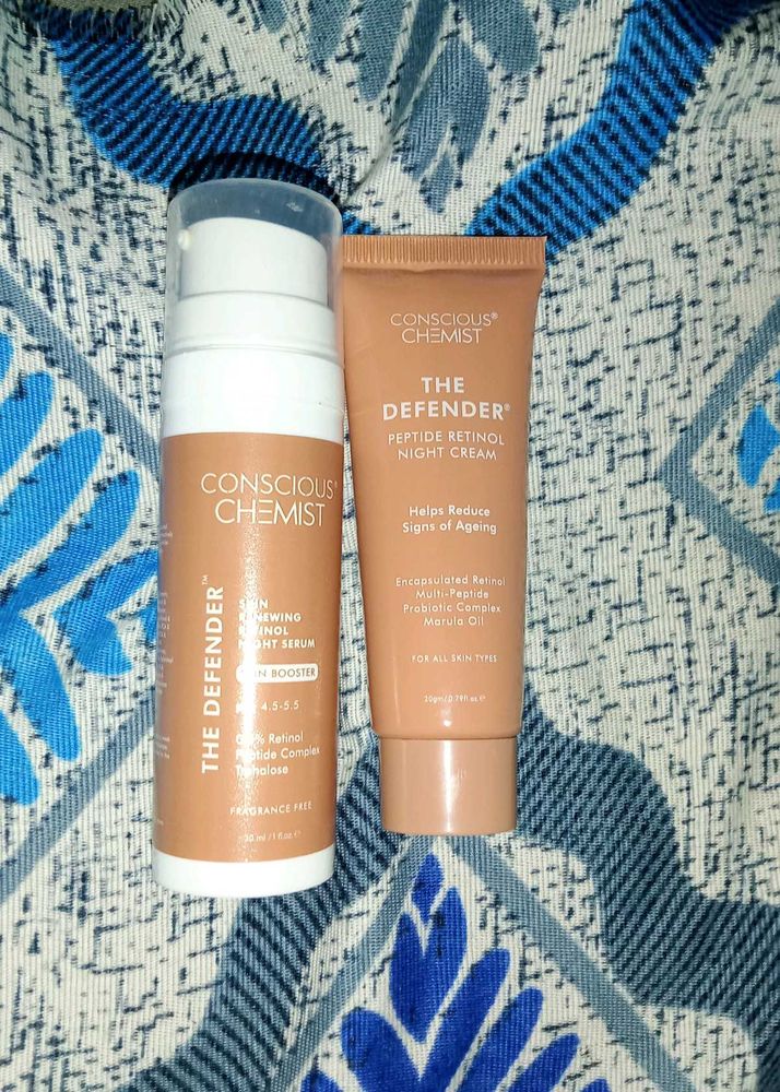 Chemist Retinol Night Cream And Serum