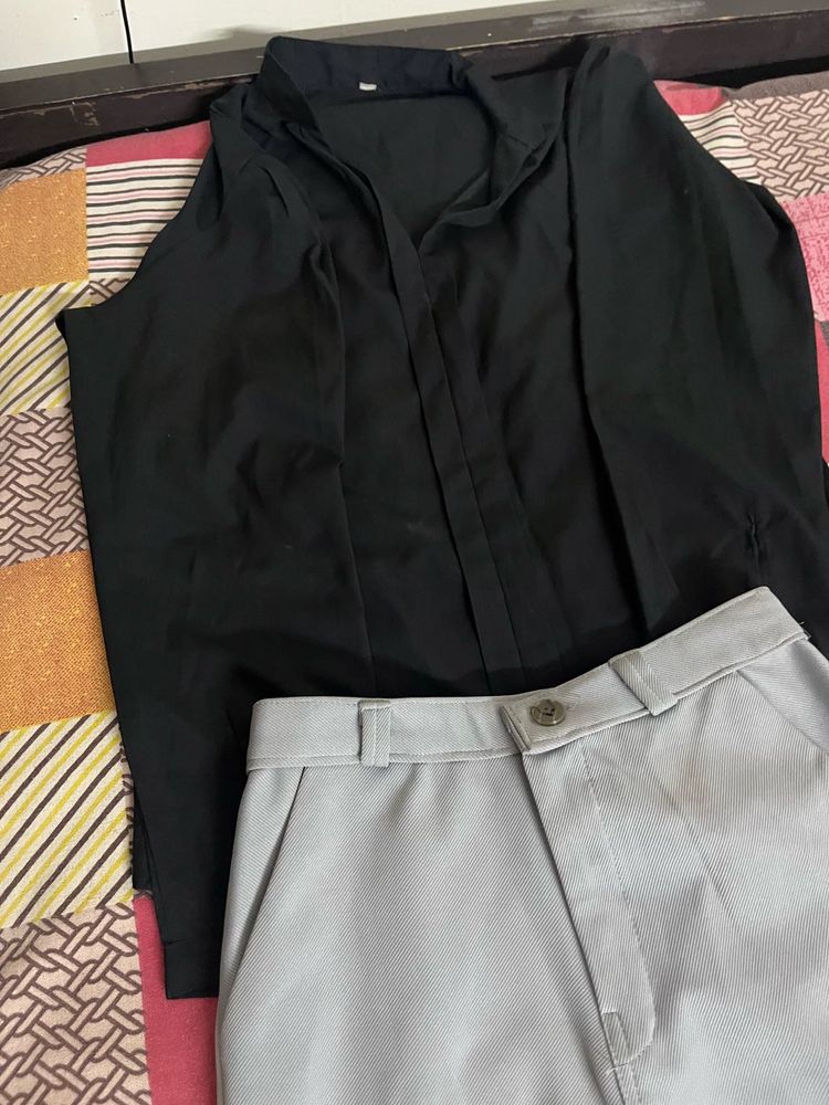 Formal  Black Top ‼️Pant Sold Out