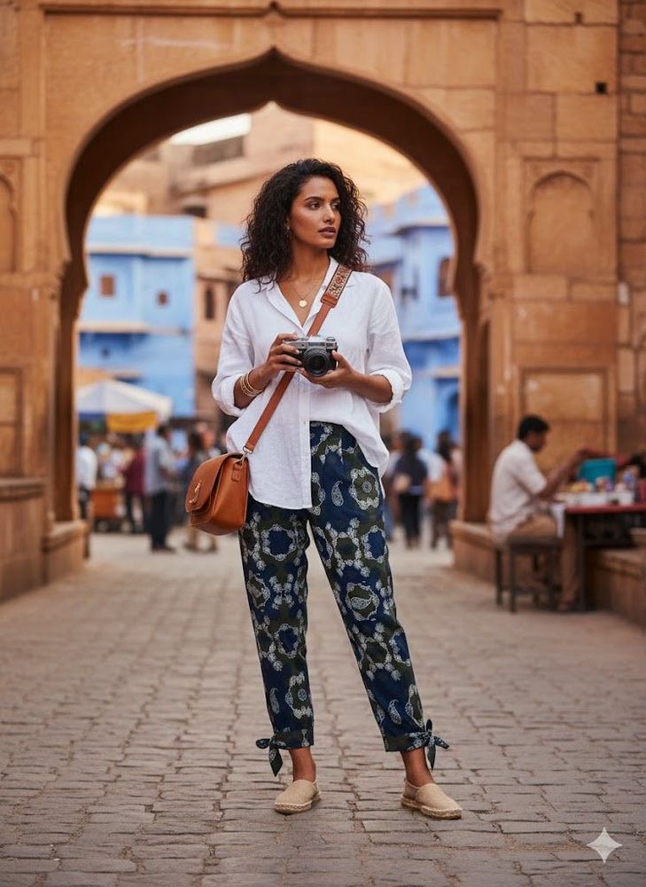 🌸Bloom Boldly!Unique Autograph Tie-Cuff Trouser👖