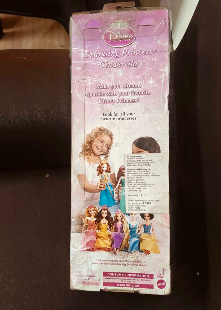 2014 Mattel Disney Sparkling Princess Cinderella
