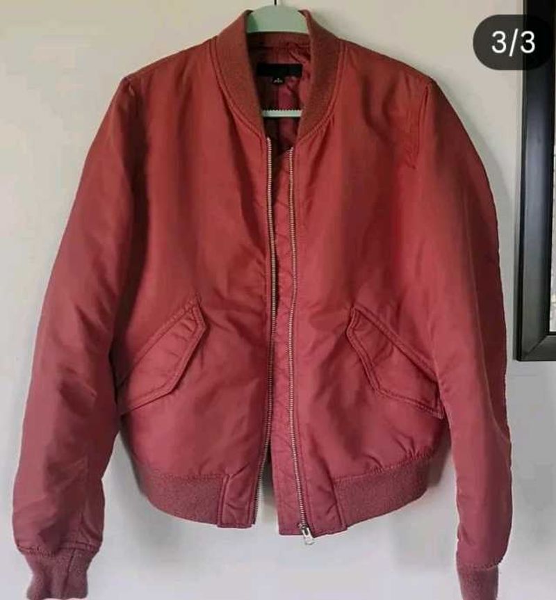Red Bomber Jacket