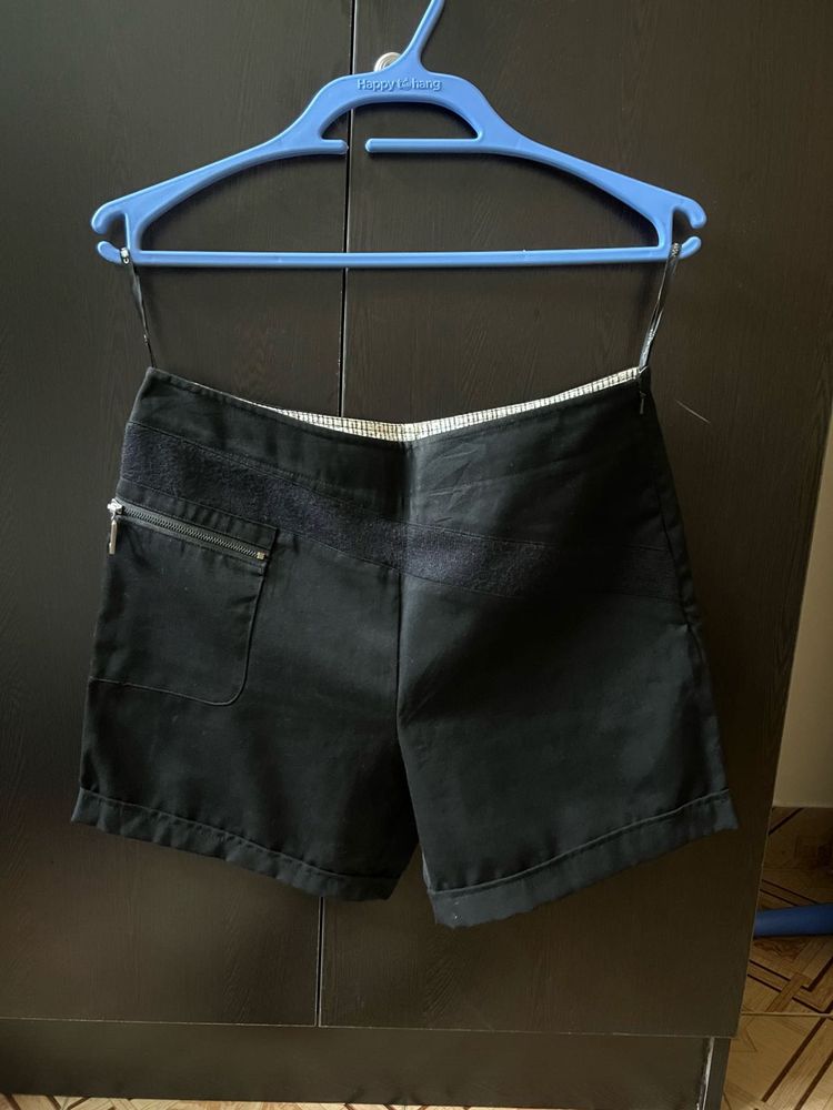Black Casual Shorts
