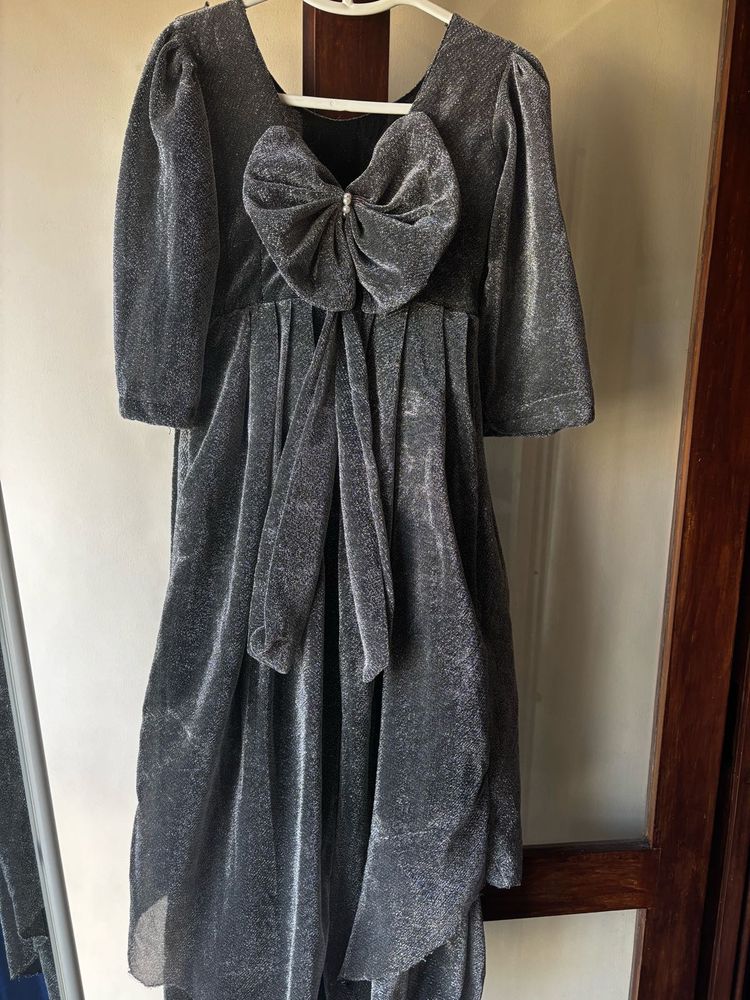Sparkling Silver Party Dress