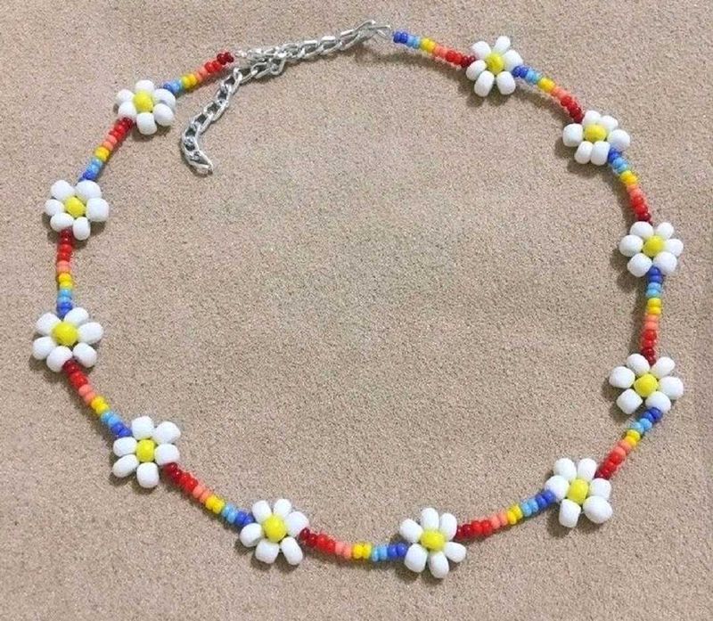 Y2K Handmade Beaded Necklace