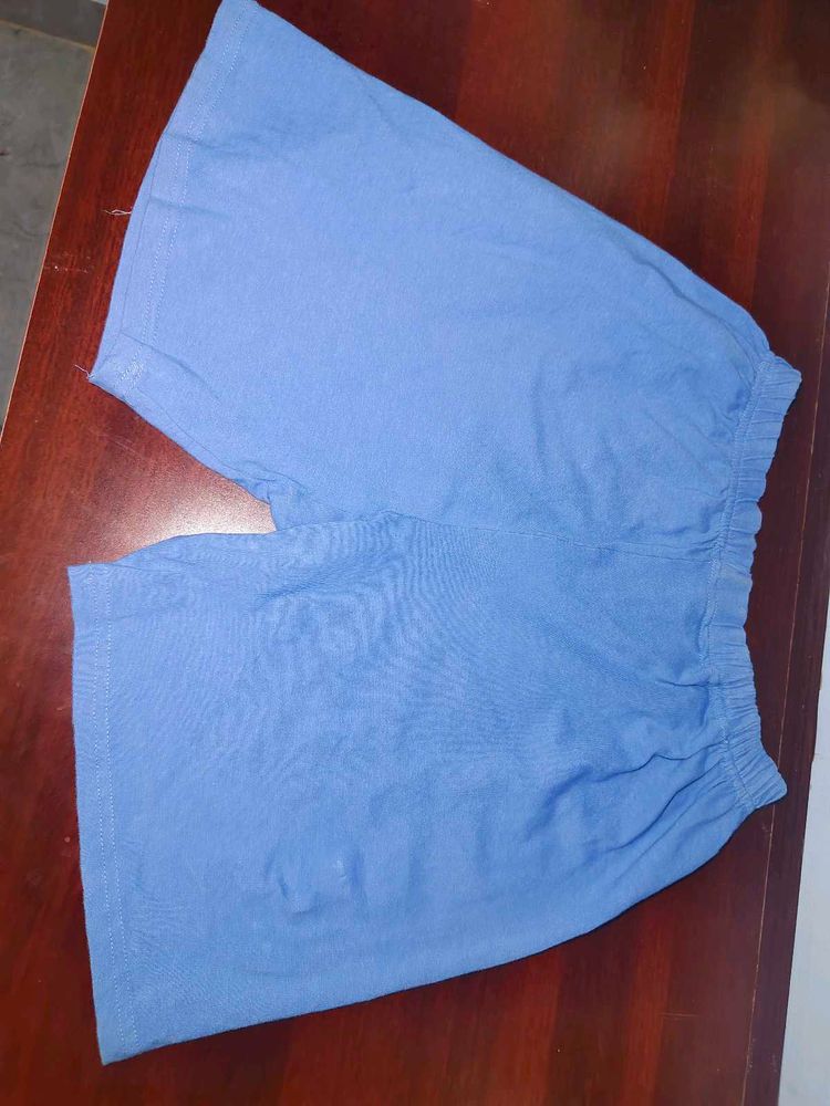 Blue Casual Shorts