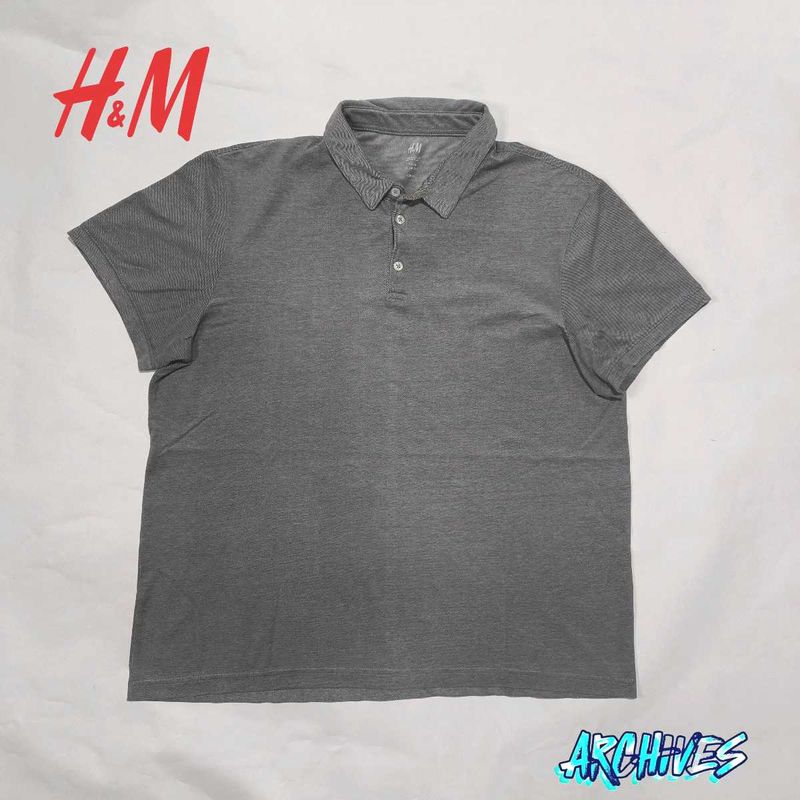 H&amp;M Grey Polo T-shirt