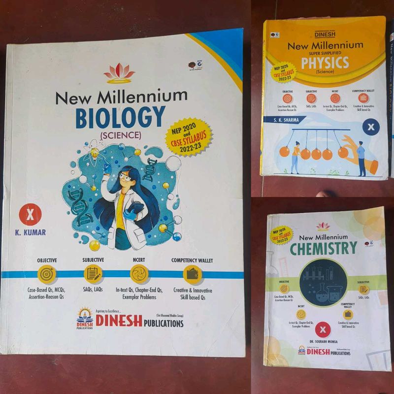 DINESH CLASS 10TH SCIENCE BOOKS