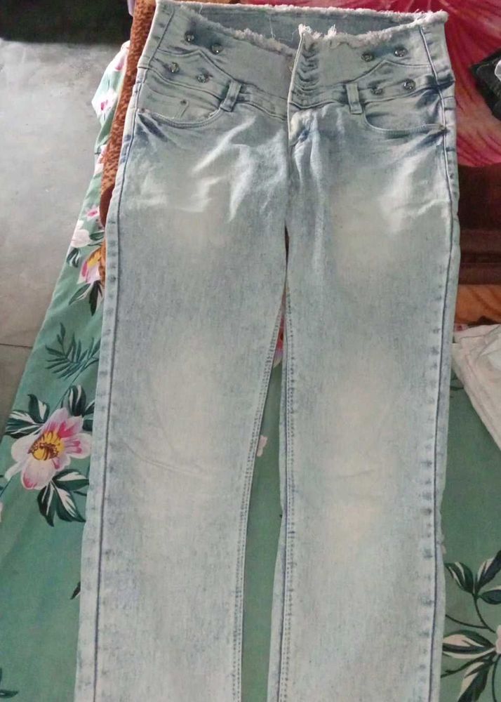 Light Wash Denim Jeans