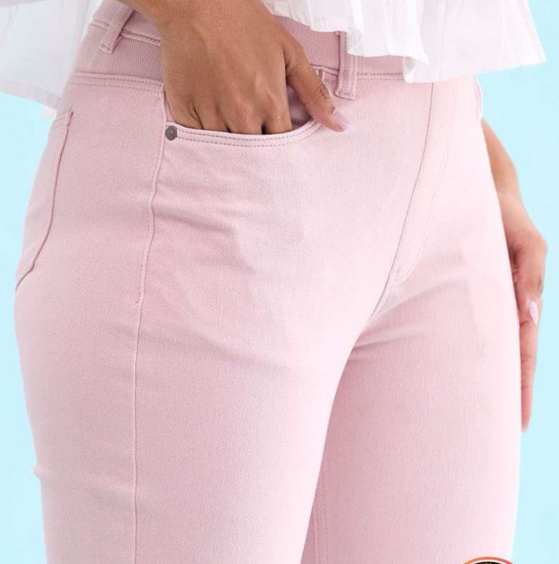 Go Colors Lavender Super Strech Jeggings