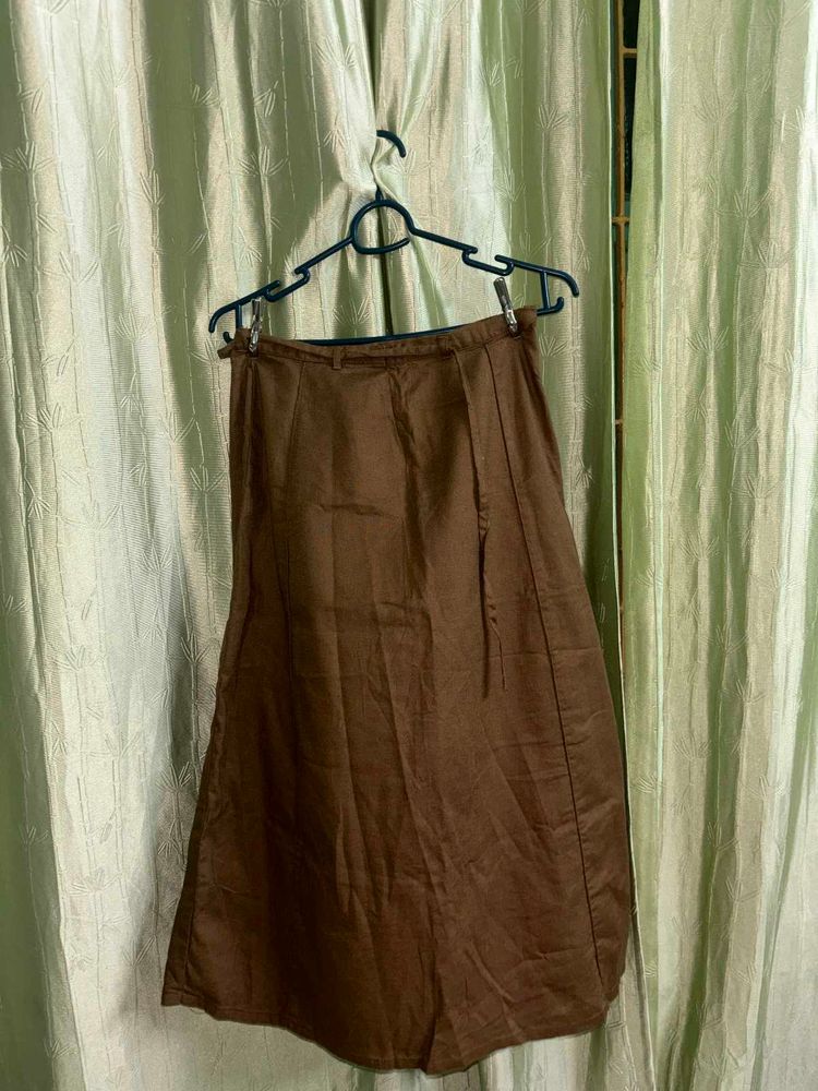 Brown Skirt from myntra