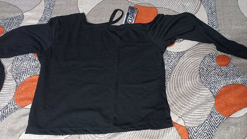 Black Long Sleeve Top