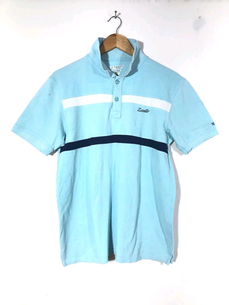 Zurello Ice Blue  Polo T-Shirts (Men&#39;s)