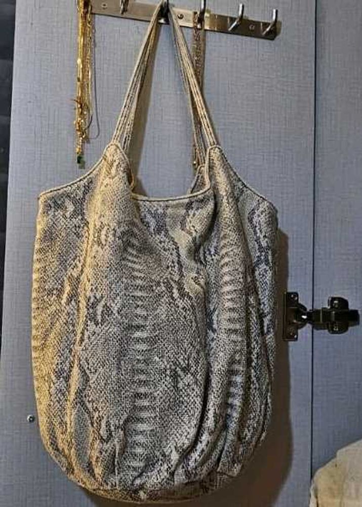 Y2k Snake Print Hobo Bag