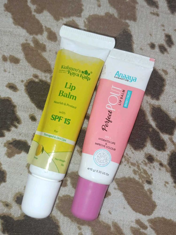 Kaya Kalp &amp; Anaaya Lip Balms