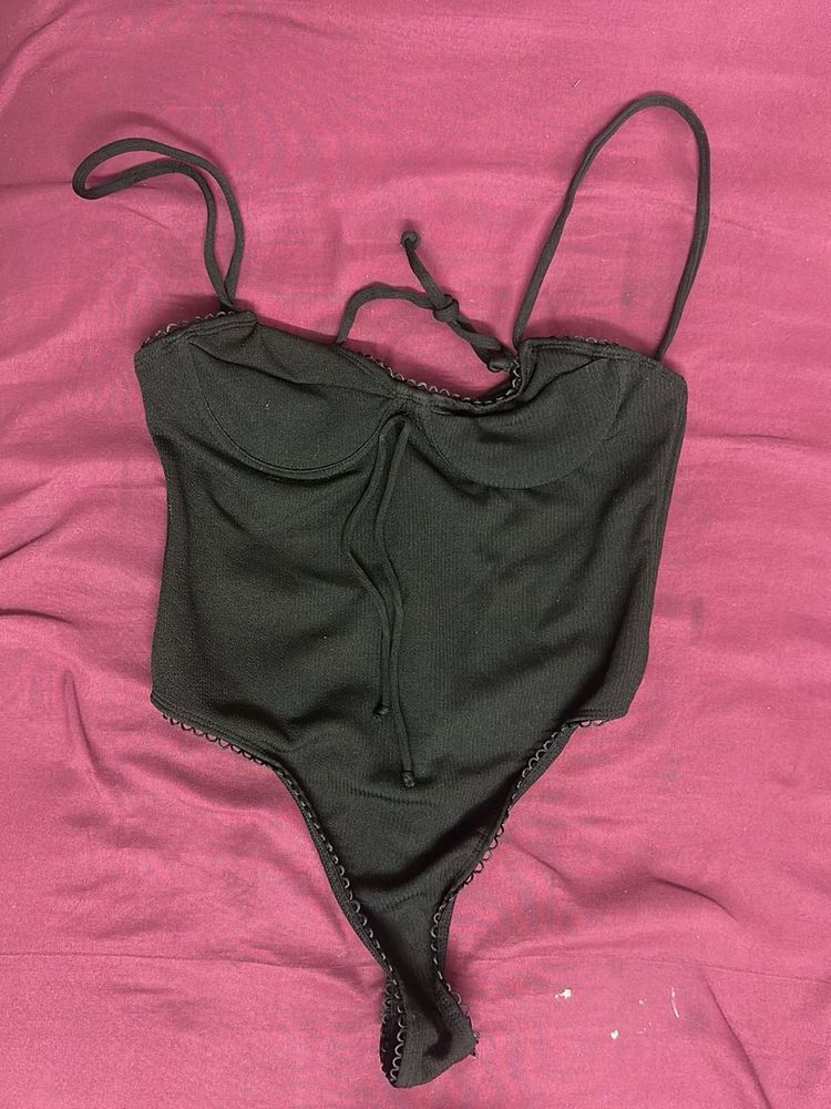 Backless. Bodysuit