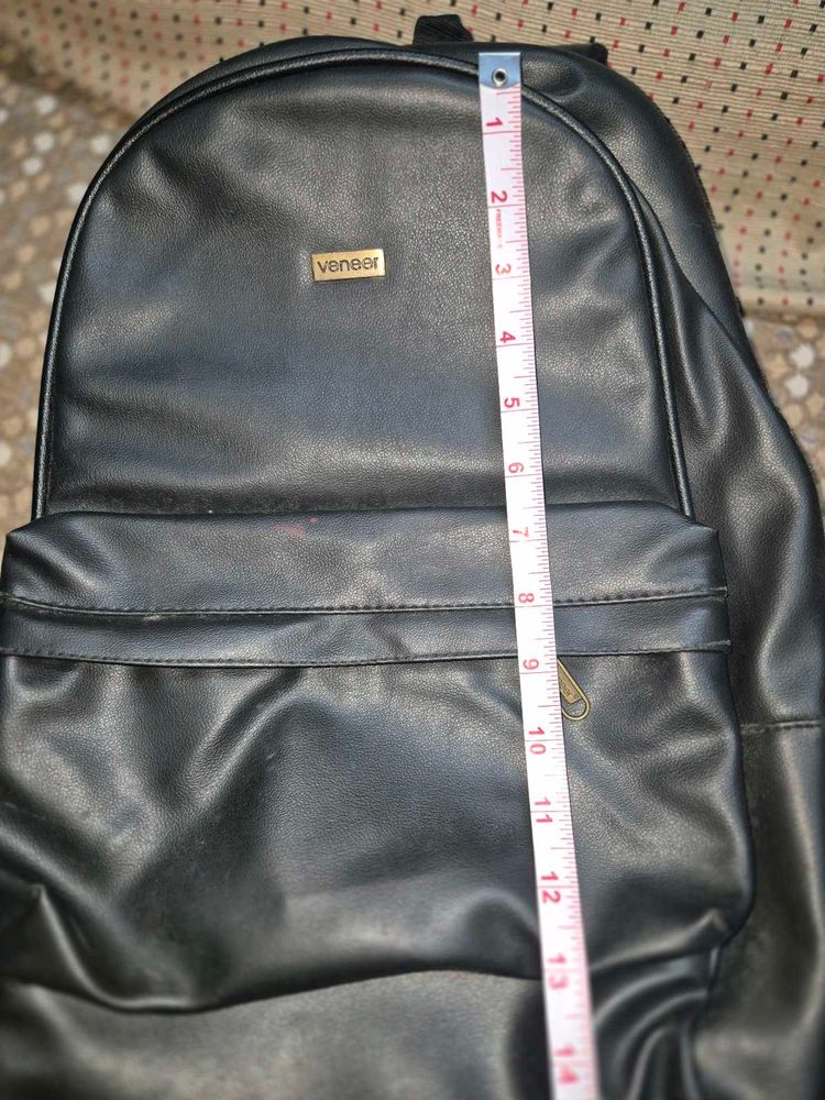 Veneer Black Backpack