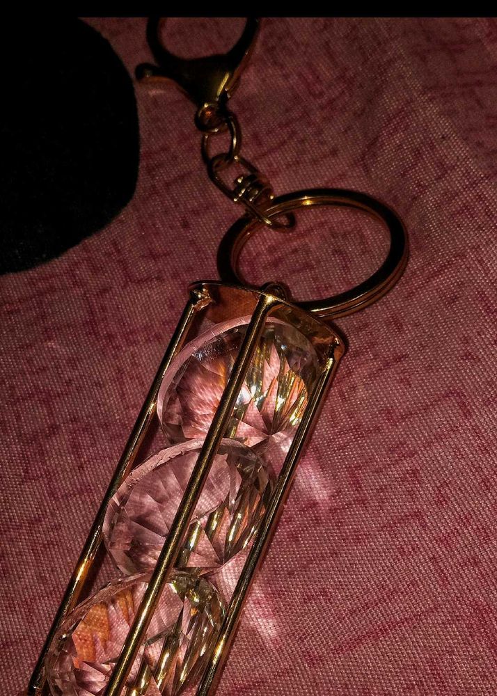 Three Diamond Keychain