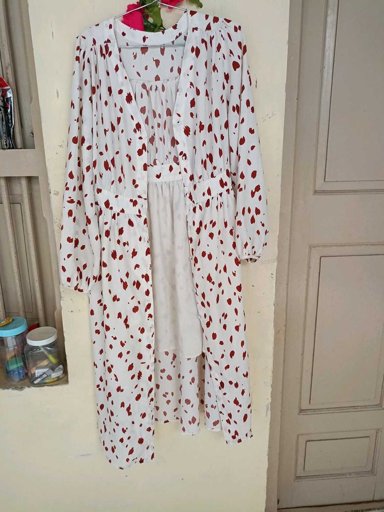 Boho Chic Duster &amp; Dress Set Imported Quality