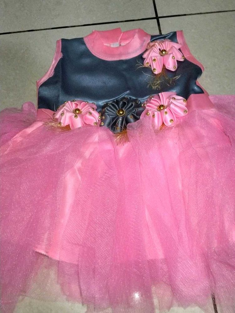 Girls kids dress Cute Pink Party