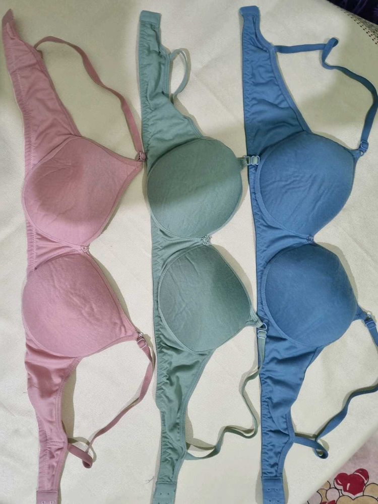New Pretty Padded Bra Set Of 3