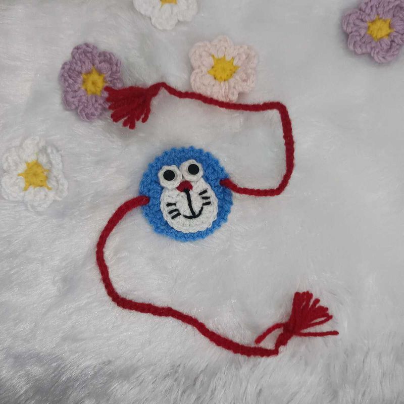 Crochet Handmade Rakhi For Kids