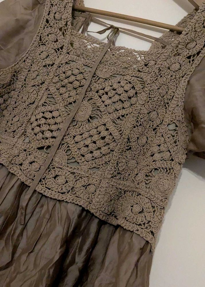Crochet Top Dress