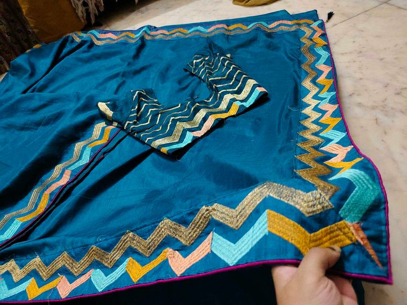 Saree With Blouse Need Little Dry Clean