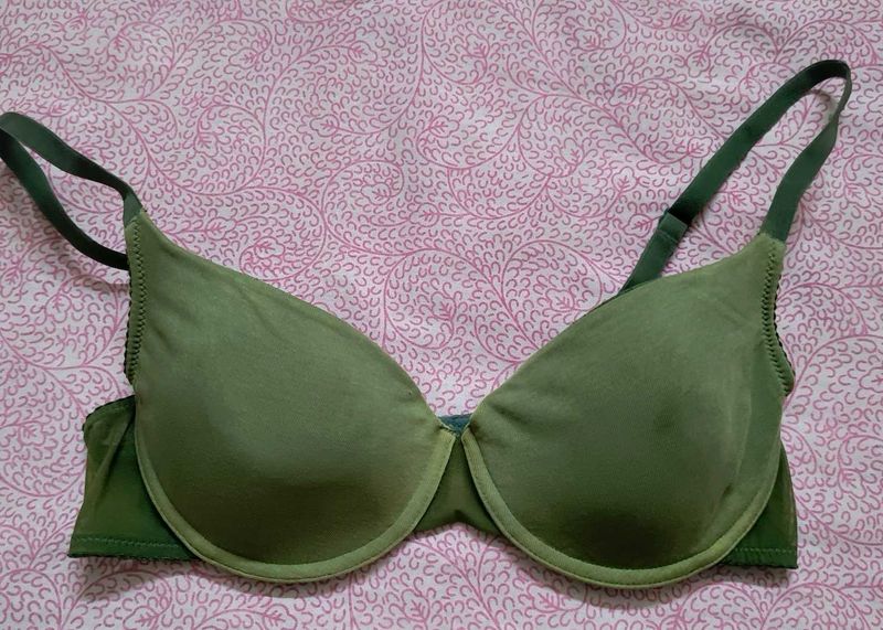 Olive Green Bra