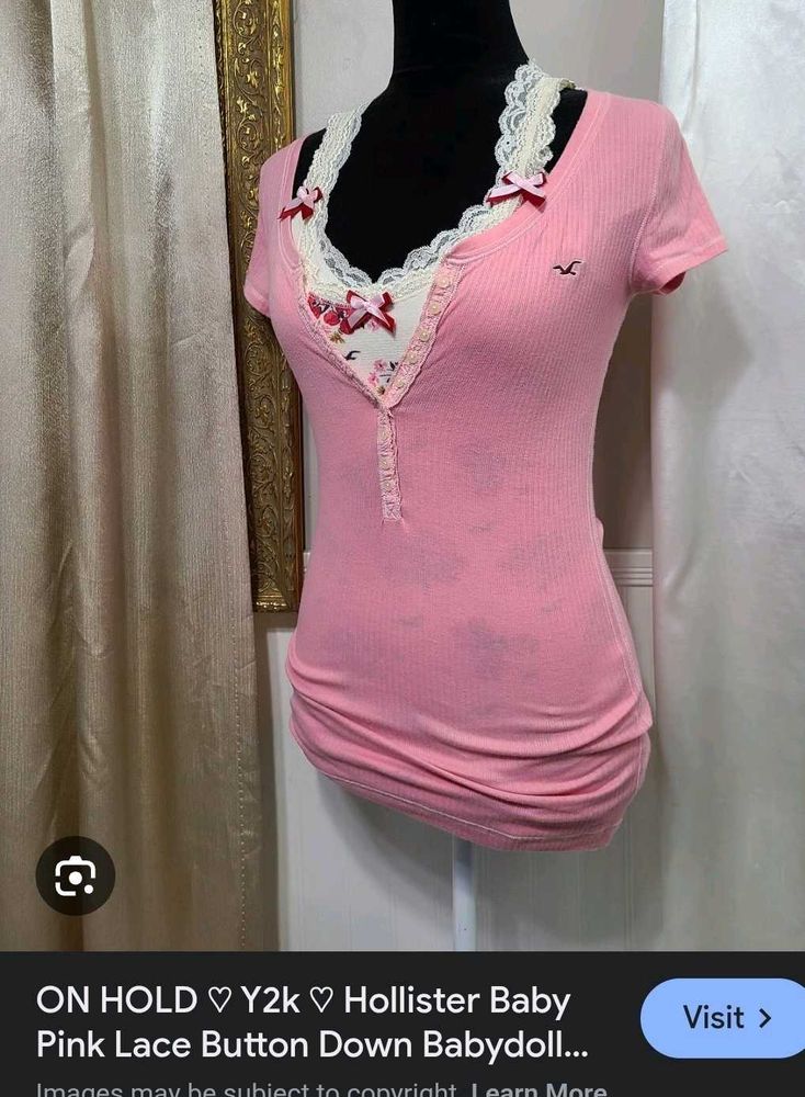 Y2k Printerest Fitted Top