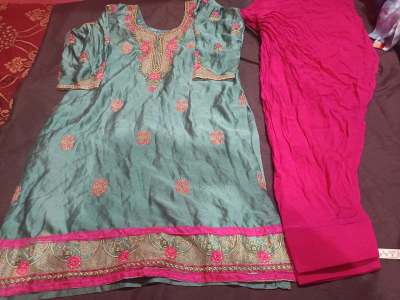 beautiful party wear stylish suit salwar set