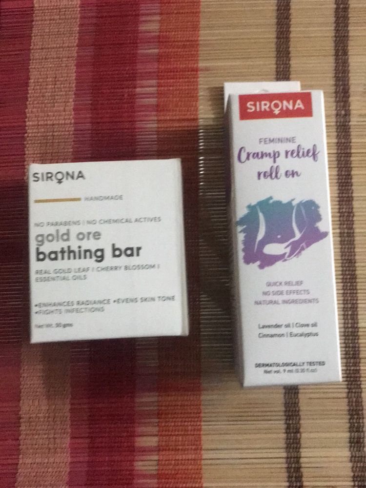 Sirona Cramp Relief Roll On And Bathing Soap