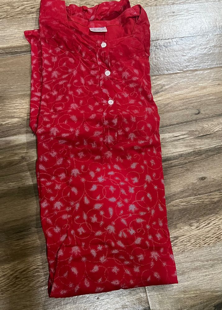 Pure Batiq Cotton Nighty ( Free Size Till 2XL)