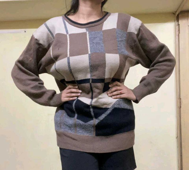Women Vintage Oversized Sweater