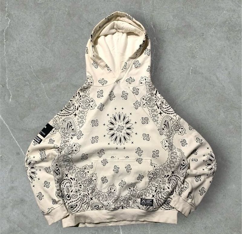 Paisley Print Hoodie