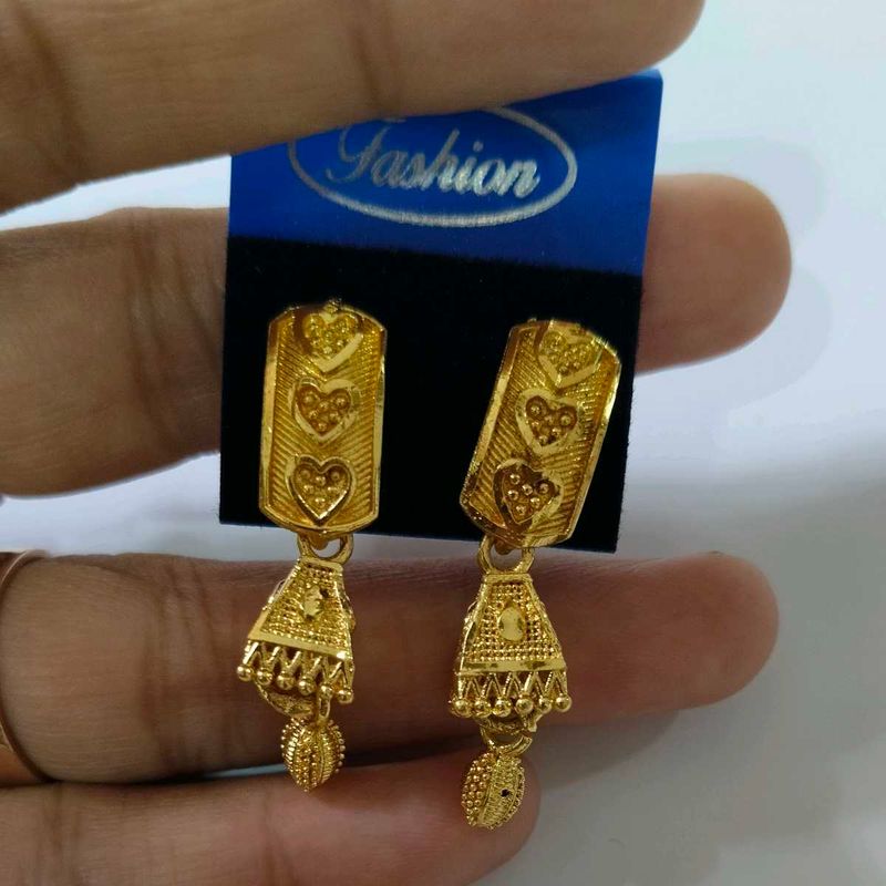 Gold Dangle Earrings