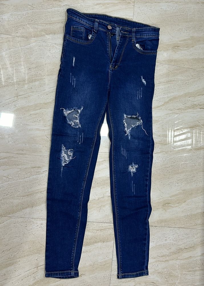 Ripped Slim Fit Jeans