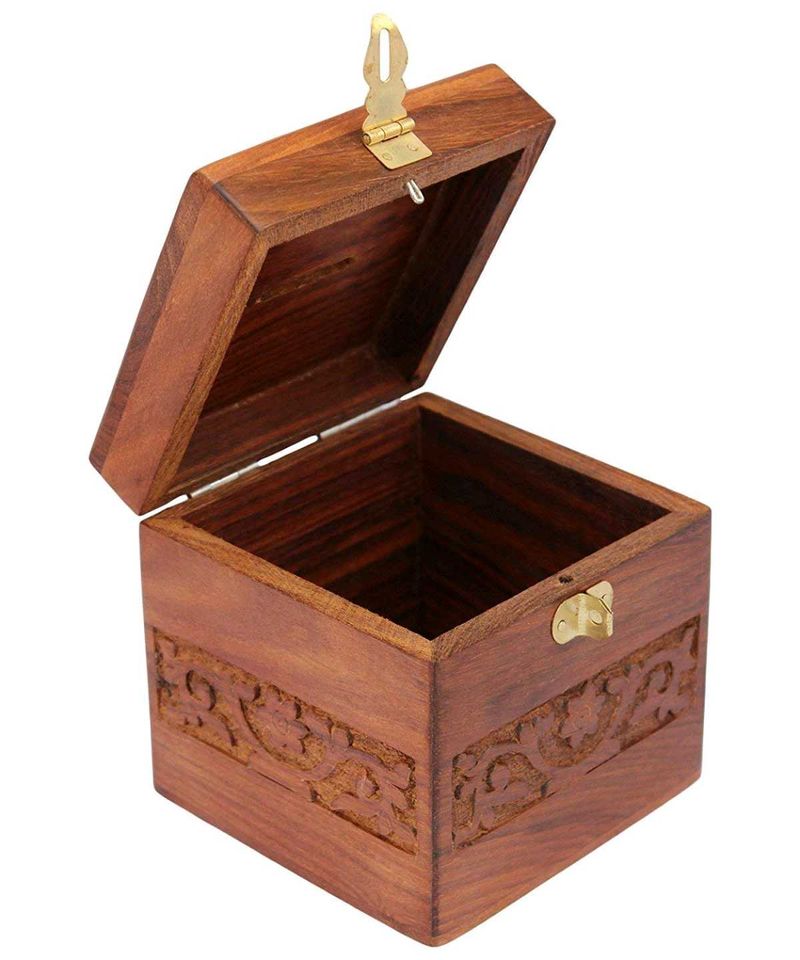 Carved Wooden Box