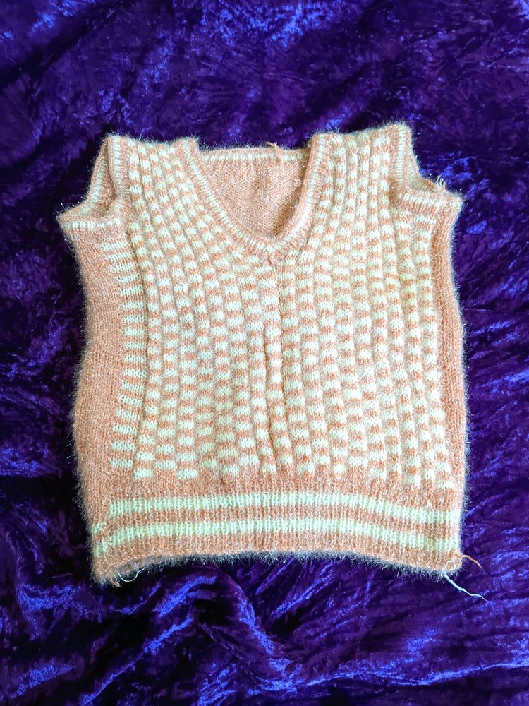 Kids Woollen Sweater Pink Fir 2-5 years
