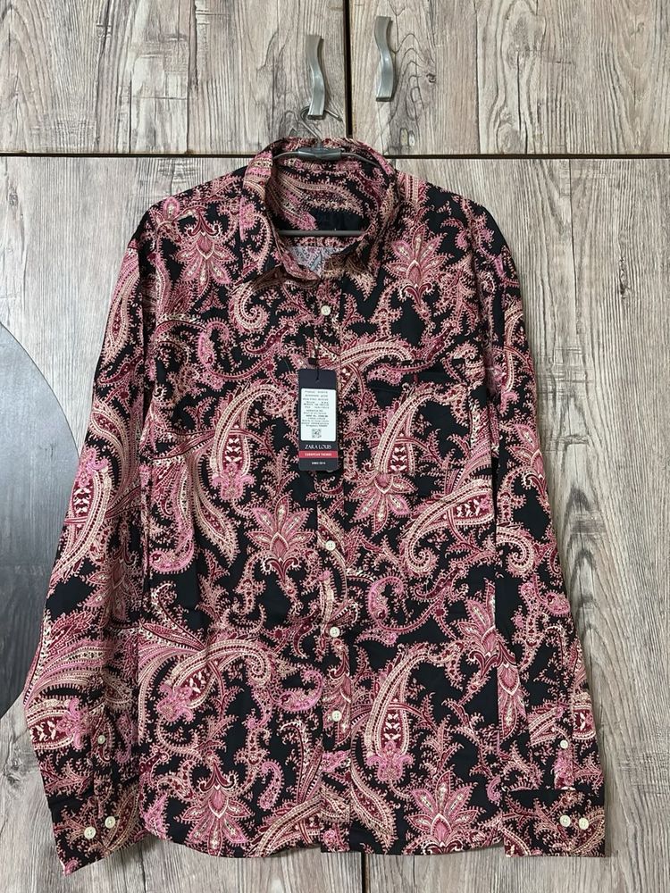 Patterned Men&#39;s Shirt
