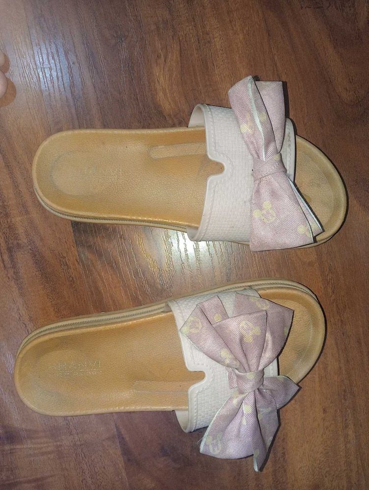 ribbon slippers