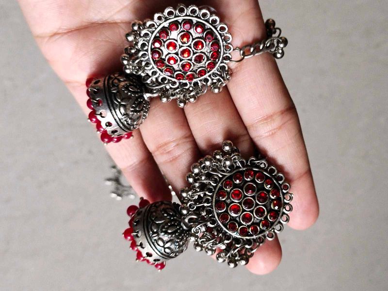 silver ear cuff earring