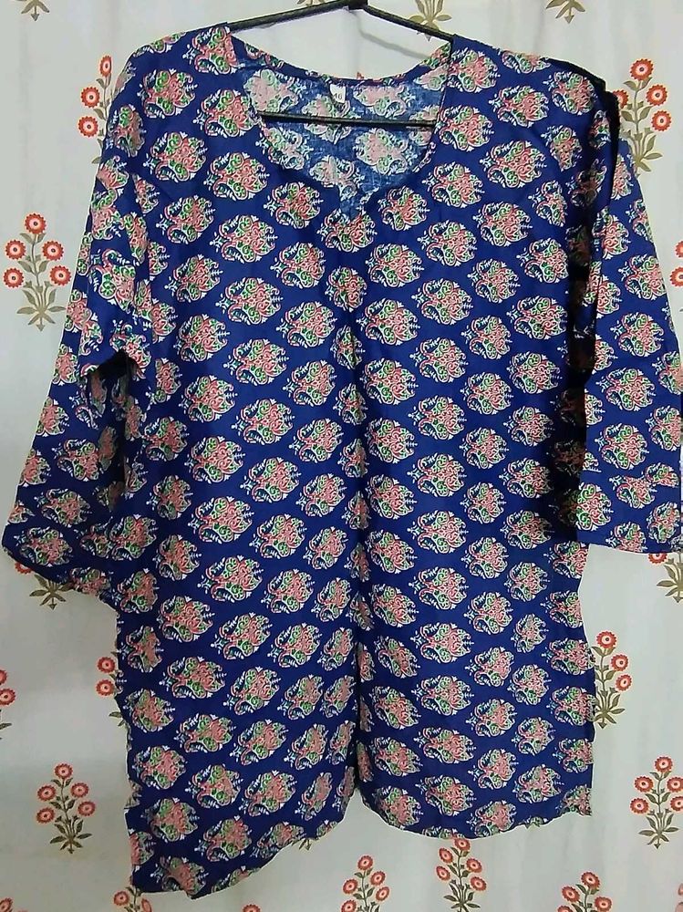 Floral Print Kurta