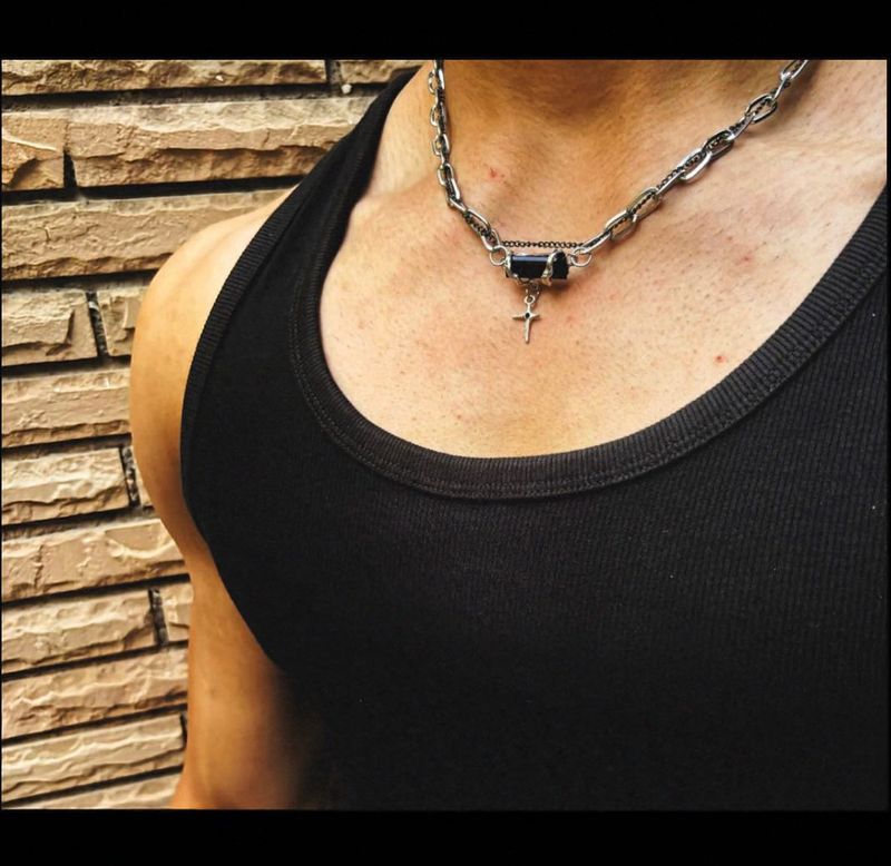 Onxy chain (Jet black gemstone edition)