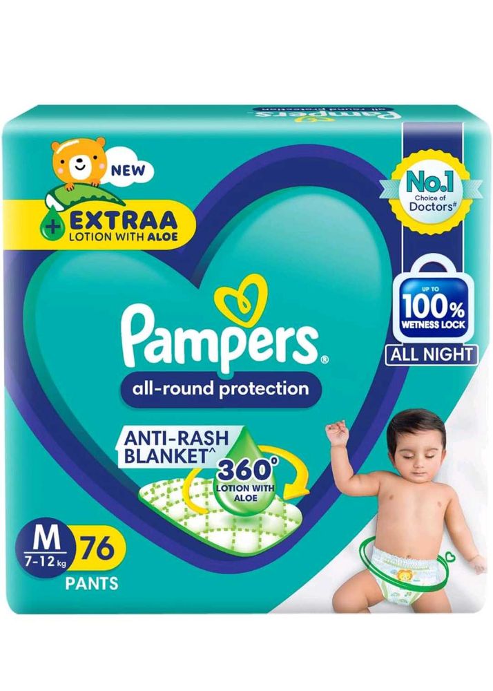 Pampers Anti Rash Diaper Pants Pack Of 2