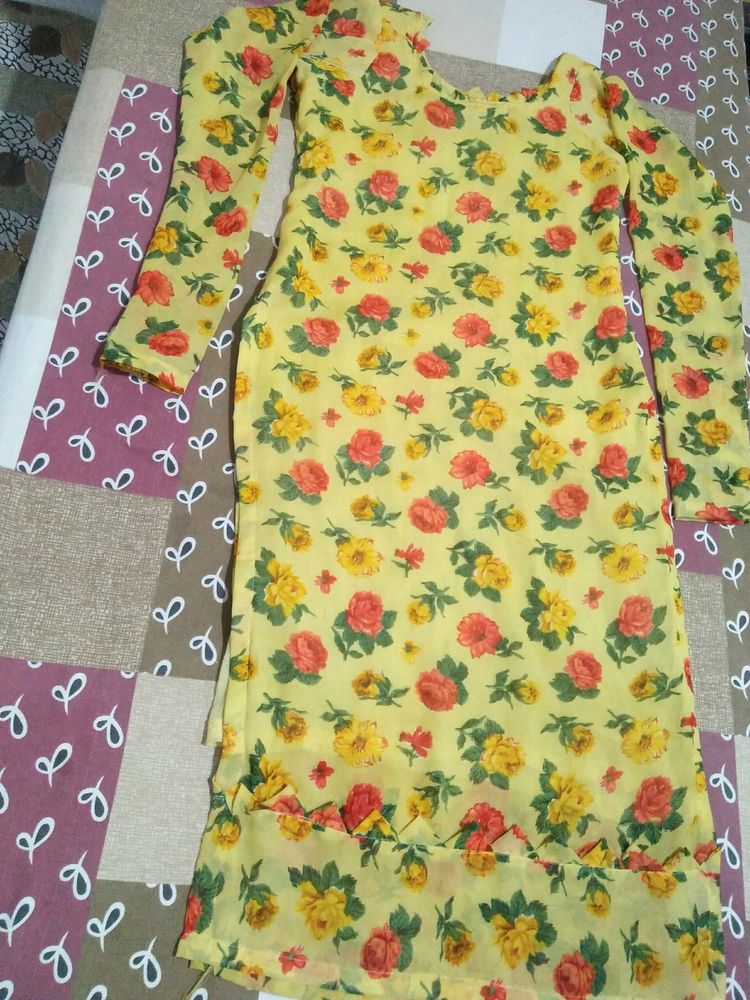 Beautiful Flora Long Kurti