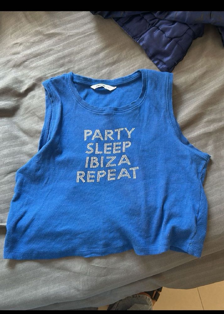 Blue Ibiza Tank Top