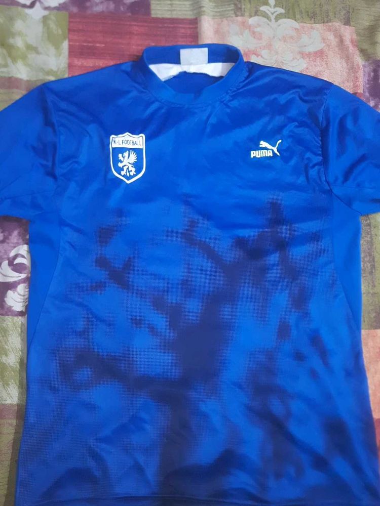 Blue Puma Football Jersey